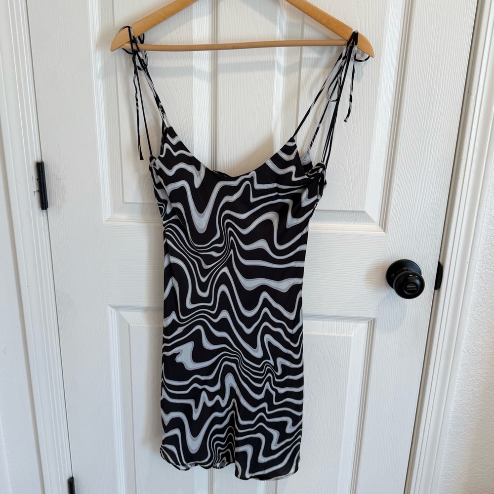 Zara cowled neck mini dress